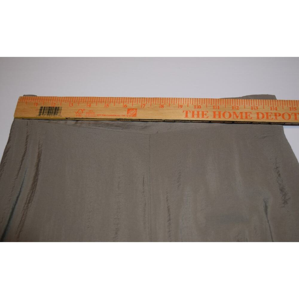 Rachel Zoe Pants Womens Small Sage Green Crinkle Wide Leg Pull On Rayon - Picture 4 of 10